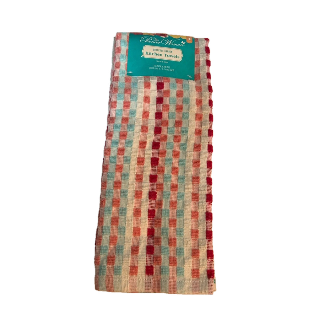 The Pioneer Woman Gorgeous Garden Kitchen Towels 4 Pack NWT
